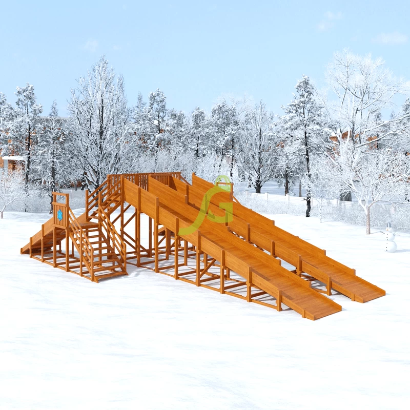 Зимняя горка Snow Fox, 4 ската