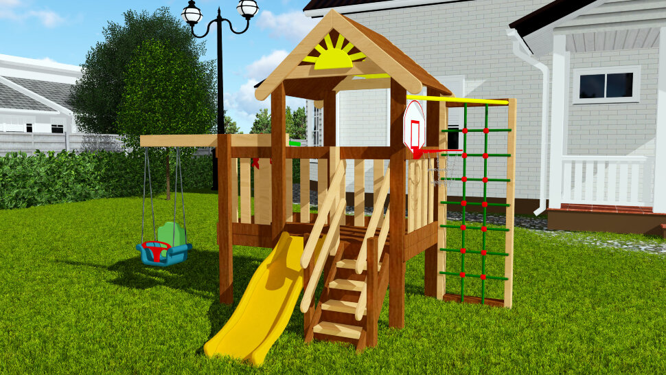 Детский спортивный комплекс для дачи Baby Mark 1