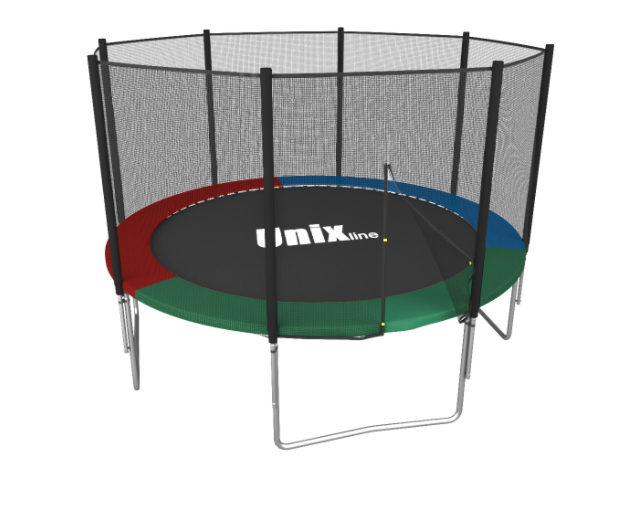 Батут с сеткой UNIX Simple 8 ft Color
