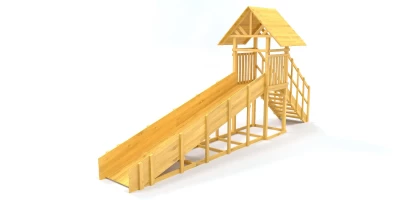 Зимняя горка Зима wood (вуд)  5