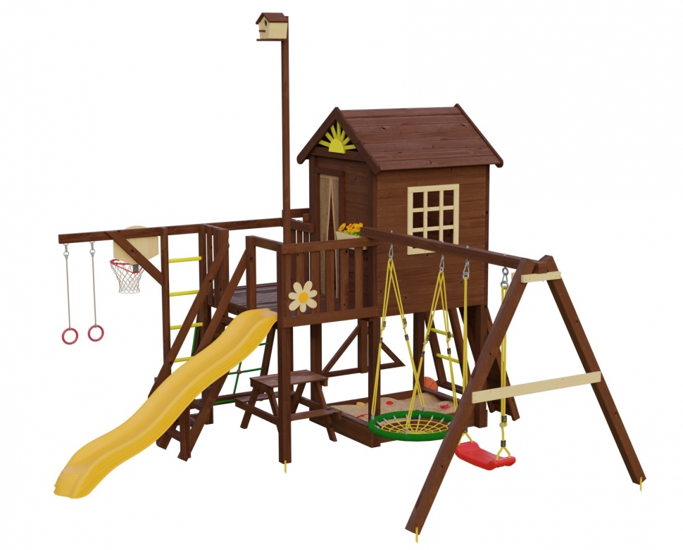 Игровой комплекс с домиком Мерано Хаус 4