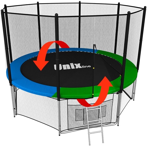 Батут UNIX Line Classic 14 ft (outside)